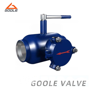 Self- Filtering Fully Welded Ball Valve with Lock