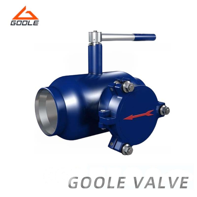 Self- Filtering Fully Welded Ball Valve with Lock