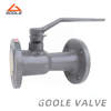 Handle Operated 1 PC Integrated Body High Temperature Ball Valve