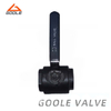 Carbon Steel One Piece Threaded Floating Ball Valve