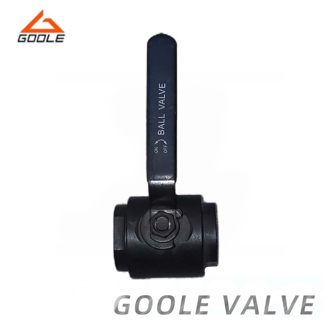 Carbon Steel One Piece Threaded Floating Ball Valve