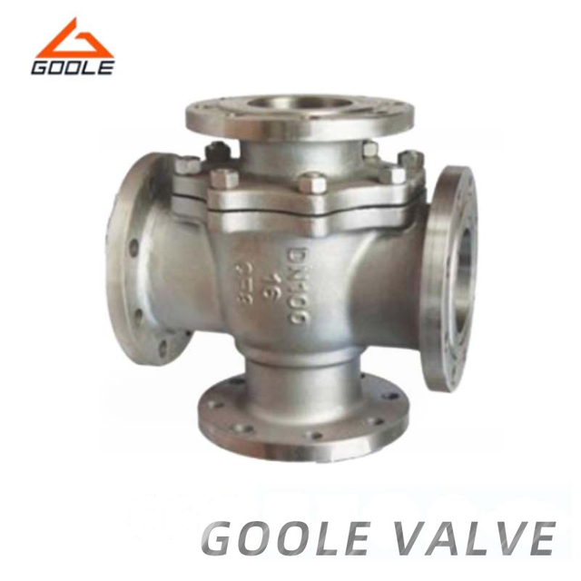 Forged Steel Four Way Multi Port Floating Ball Valve