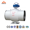 Heating Pipelines Full Welded Trunnion Ball Valve