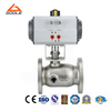 Pneumatic Integrated Body Flanged Insulation Jacketed Ball Valve