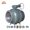 3PC Gear Operated Actuated Cast Steel Ball Valve