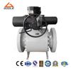 3PCS Electric Actuated Forged Stainless Steel Trunnion Ball Valve