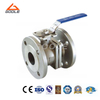 2PCS Worm Gear Flanged Floating Ball Valve
