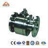 2PCS Forged Steel Flanged Floating Ball Valve