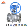 Cast Steel Gear Operated Standard Port Ball Valve