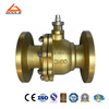 Brass/Bronze 2PCS Flanged Side Entry Floating Ball Valve