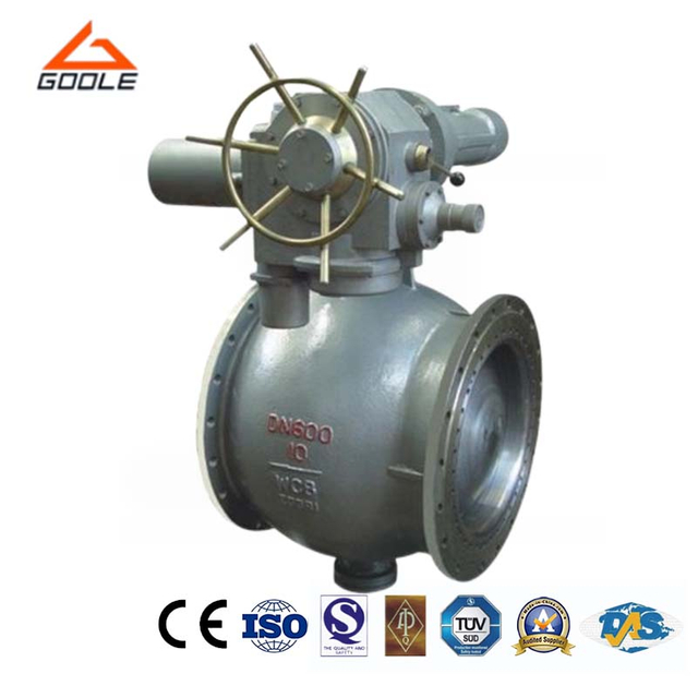 Electric Top Entry Trunnion Mounted Eccentric Hemisphere Ball Valve