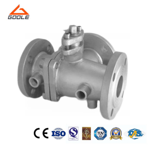 Steam Jacketed L Port Three Way Ball Valve