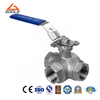 1000wog Three Way Ball Valve with ISO-Directing Mounting Pad