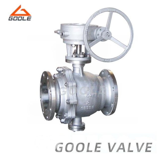 2PCS Forged Steel Full Bore Eccentric Semi-Spherical Ball Valve