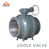 3PCS Gear Operated Actuated Forged Steel Ball Valve