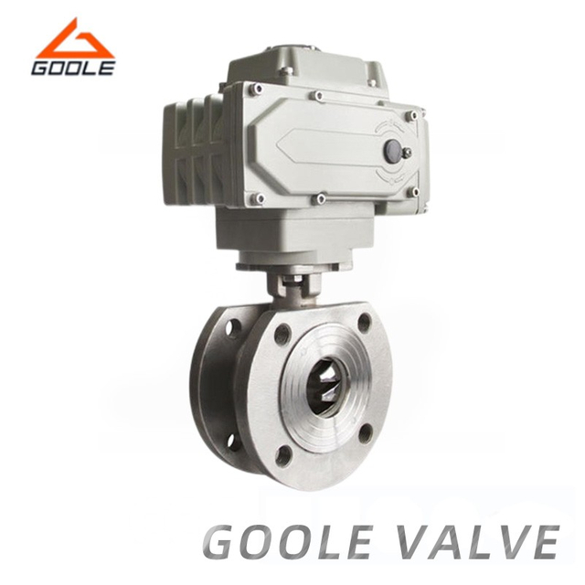 Electric Actuated Stainless Steel Thin Wafer Type Ball Valve