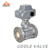 Electric 3PCS Ceramic Lined Floating Ball Valve