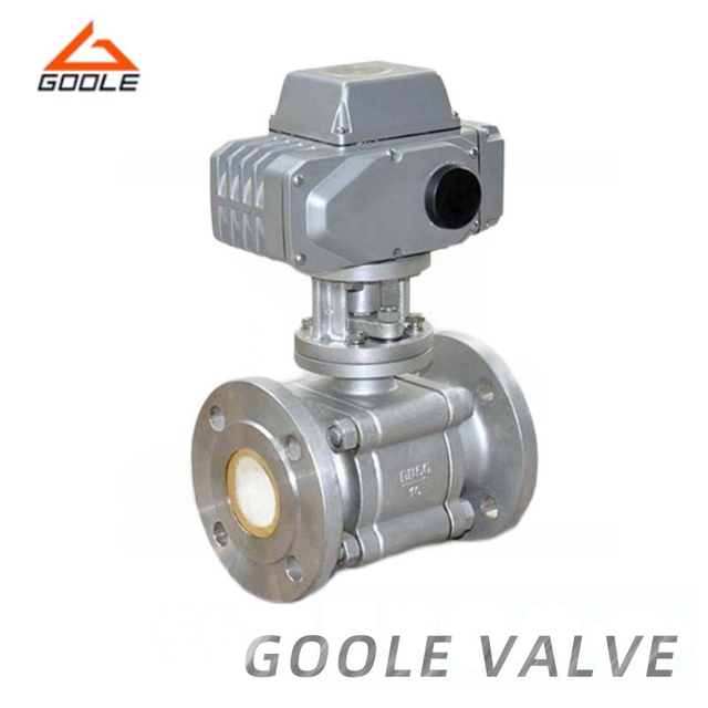 Electric 3PCS Ceramic Lined Floating Ball Valve