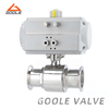 Pneumatic Actuated 1PC Sanitary Ball Valve 