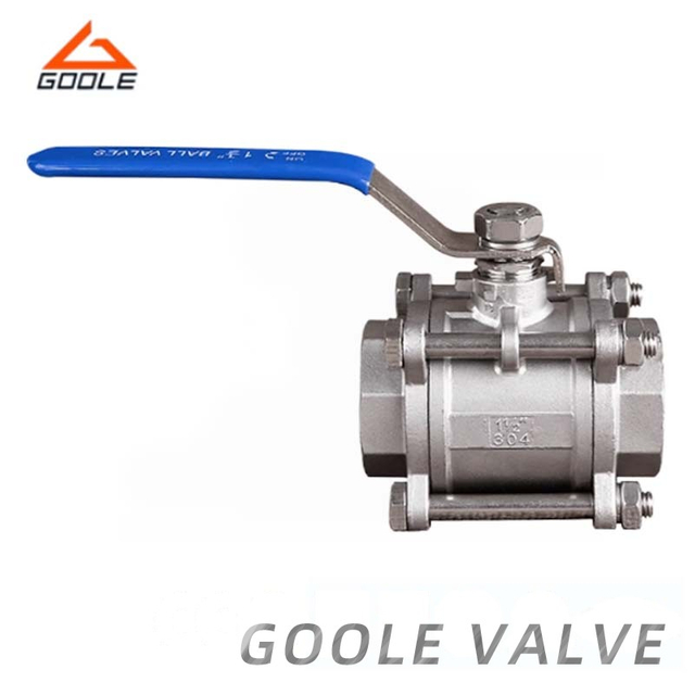 3PC Socket Welded / NPT Threaded Forged Steel Floating Ball Valve