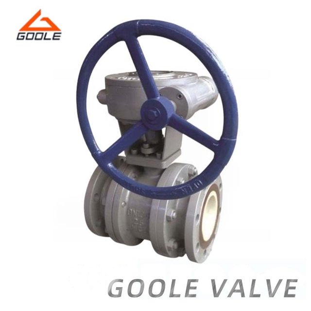 Gear Operated 3PC Ceramic Lined Floating Ball Valve