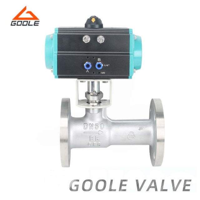 Pneumatic Manual Operated Integrated Body High Temperature Ball Valve