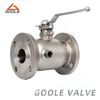 Lever Operated Full Jacketed Flanged Floating Ball Valve