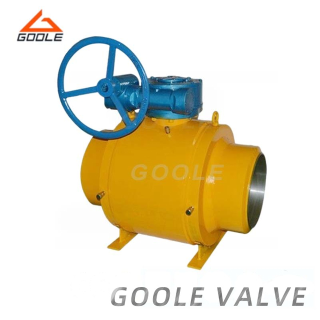 Gear Operated Actuated Reduced Bore Fully Welded Ball Valve