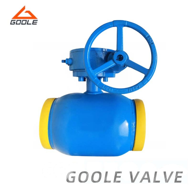 Flanged Fully Welded Trunnion Ball Valve