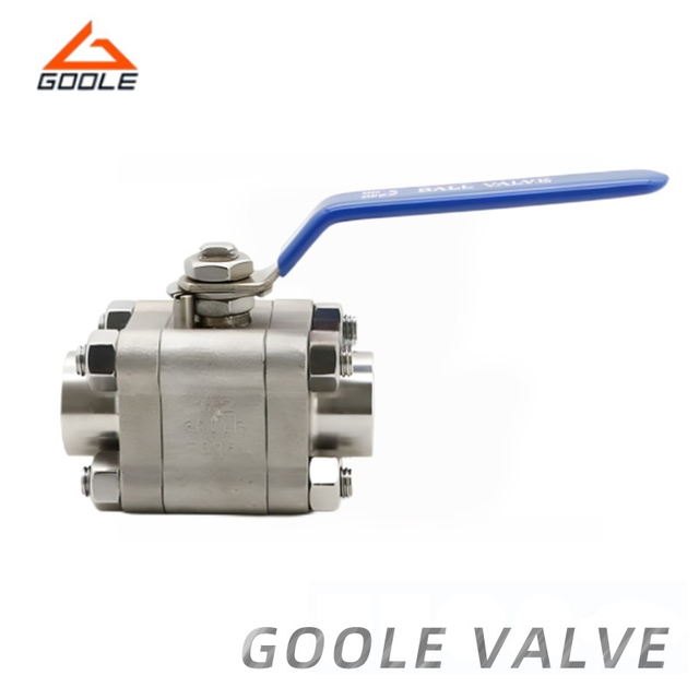 3PC Forged Steel Butt Welded Ball Valve