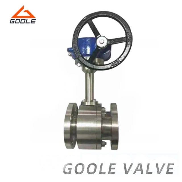 Gear Operated Forged Steel Butt Welded Floating Ball Valve with Extended Lever