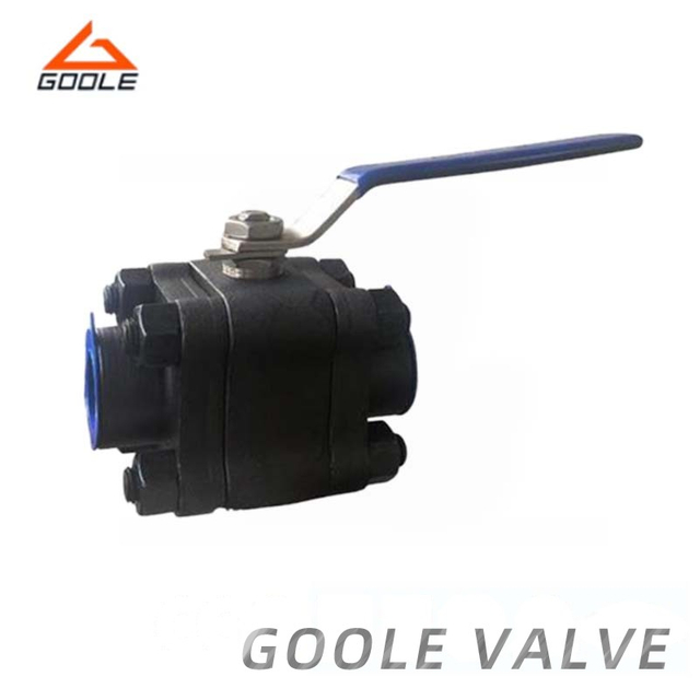 Three Piece Forged Steel Floating Ball Valve