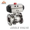 2 PCS Pneumatic Trunnion Mounted Ball Valve