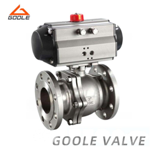 2 PCS Pneumatic Trunnion Mounted Ball Valve