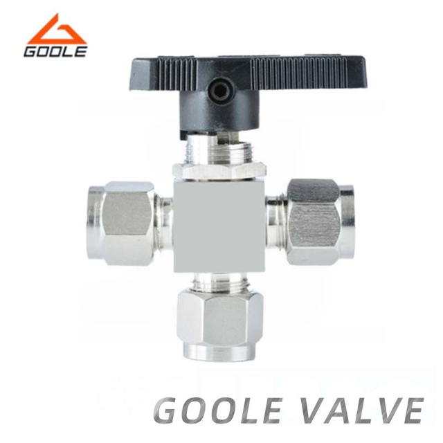 Stainless Steel 3 Way Sleeve Type Ball Valve