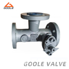 T Port Flanged Combination Three Way Ball Valve