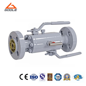 Double Block and Bleed Lever Operated/Trunnion Dbb Ball Valve