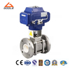 Electric Actuated Three Pieces Ceramic Lined Floating Ball Valve