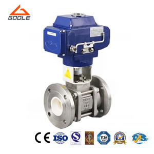 Electric Actuated Three Pieces Ceramic Lined Floating Ball Valve
