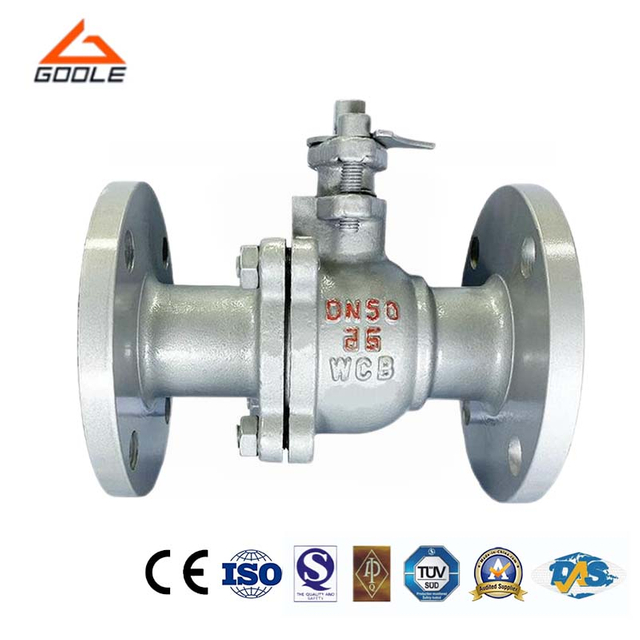2 PCS Cast Steel Floating Split Body Side Entry Ball Valve