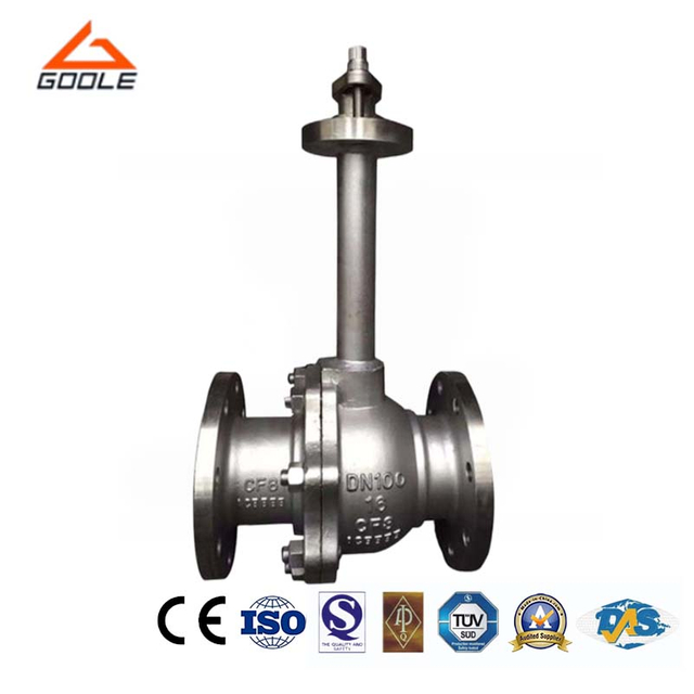 Flanged Cryogenic Ball Valve With Extended Stem