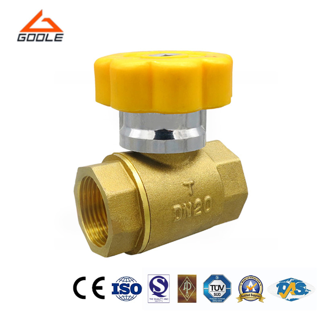 Brass 1 PC Magnetic Locking Ball Valve