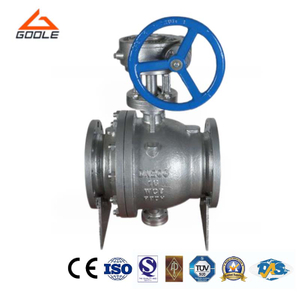 2PCS Forged Steel Full Bore Flange Eccentric Semi-Spherical Ball Valve