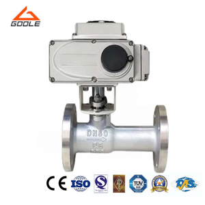 Electric Handle Operated Integrated Body High Temperature Ball Valve