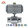 Pneumatic Actuated Sanitary Quick Installation Ball Valve