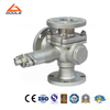 Forged Steel Extended Stem T Port Low Temperature/Cryogenic Three Way Ball Valve