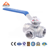 1000wog Three Way Ball Valve with ISO-Directing Mounting Pad
