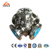 Stainless Steel Four Way Flanged Ball Valve