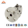 Wafer Type Manual Operated T Port Three Way Ball Valve