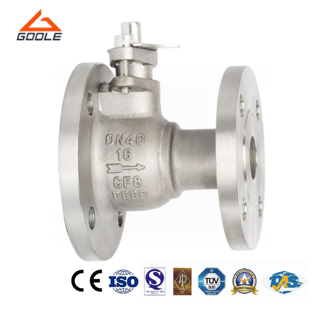 Stainless Steel Flanged Ends Variable Diameter Tank Bottom Discharge Ball Valve